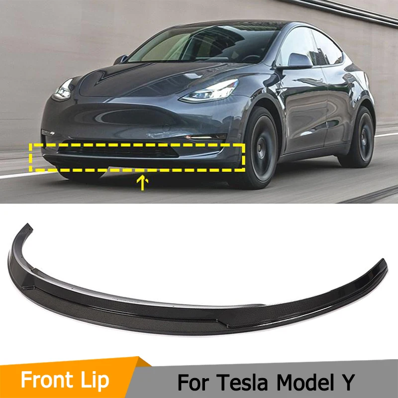 Car Front Bumper Lip Spoiler For Tesla Model Y 2019 - 2021 Carbon Fiber Front Bumper Lip Chin Splitters Spoiler Guard Apron
Car Front Bumper Lip Spoiler For Tesla Model Y 2019 - 2021 Carbon Fiber Front Bumper Lip Chin Splitters Spoiler Guard Apron