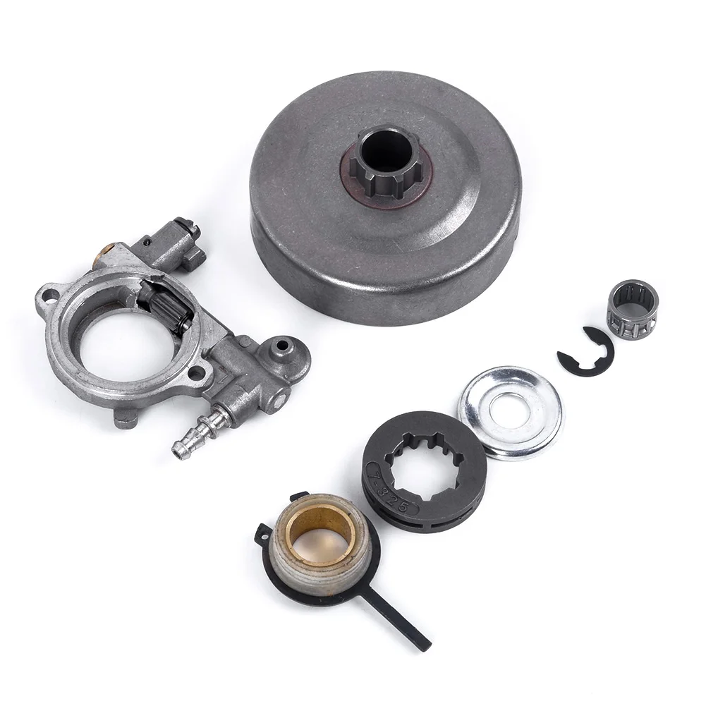 Clutch Drum Rim Sprocket Oil Pump Kit For Stihl MS260 026 Chainsaw Replacement
Clutch Drum Rim Sprocket Oil Pump Kit For Stihl MS260 026 Chainsaw Replacement