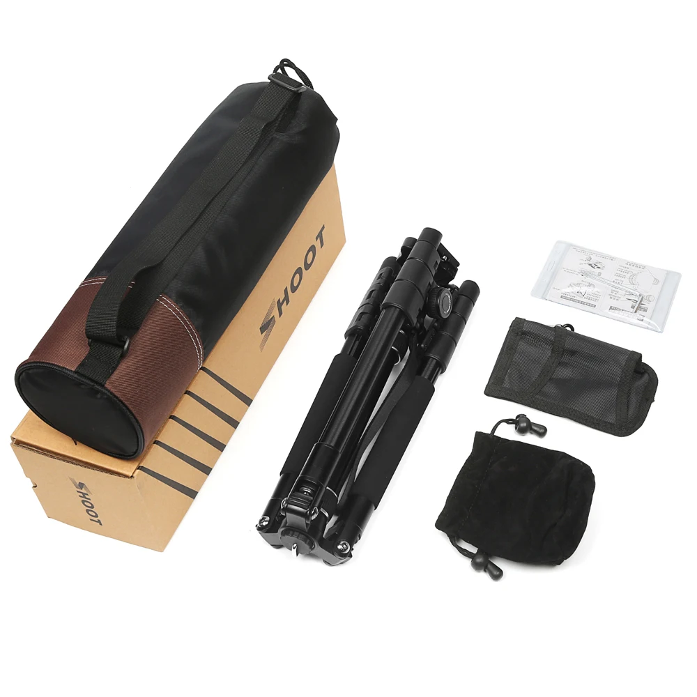 SHOOT Flexible 4-sections Aluminum Alloy Travel Camera Stand Tripod for Canon Nikon Sony SLR DSLR Camera Camcorder tripod stand 
SHOOT Flexible 4-sections Aluminum Alloy Travel Camera Stand Tripod for Canon Nikon Sony SLR DSLR Camera Camcorder tripod stand
