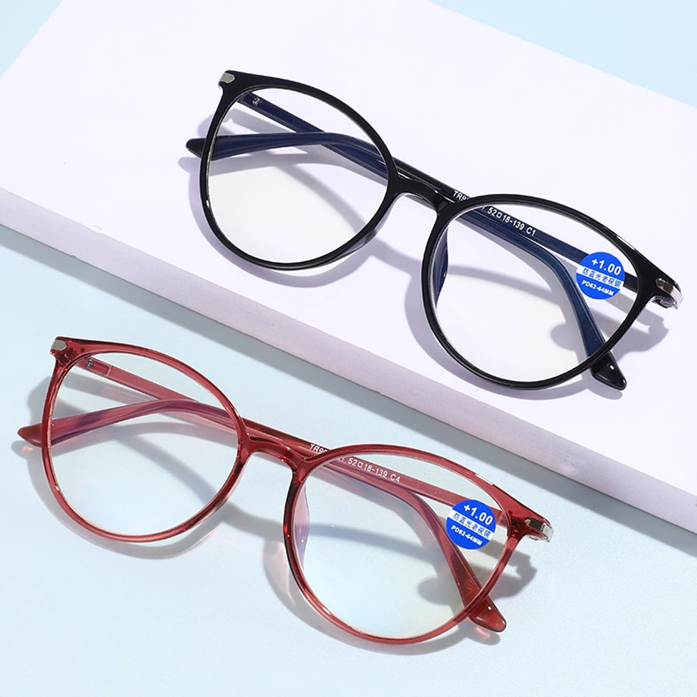 Anti Blue Light Computer Reading Glasses Women Men Ultralight Round Reading Presbyopic Glasses Diopters +1.0 +1.5 +2.0 to +3.5
Anti Blue Light Computer Reading Glasses Women Men Ultralight Round Reading Presbyopic Glasses Diopters +1.0 +1.5 +2.0 to +3.5