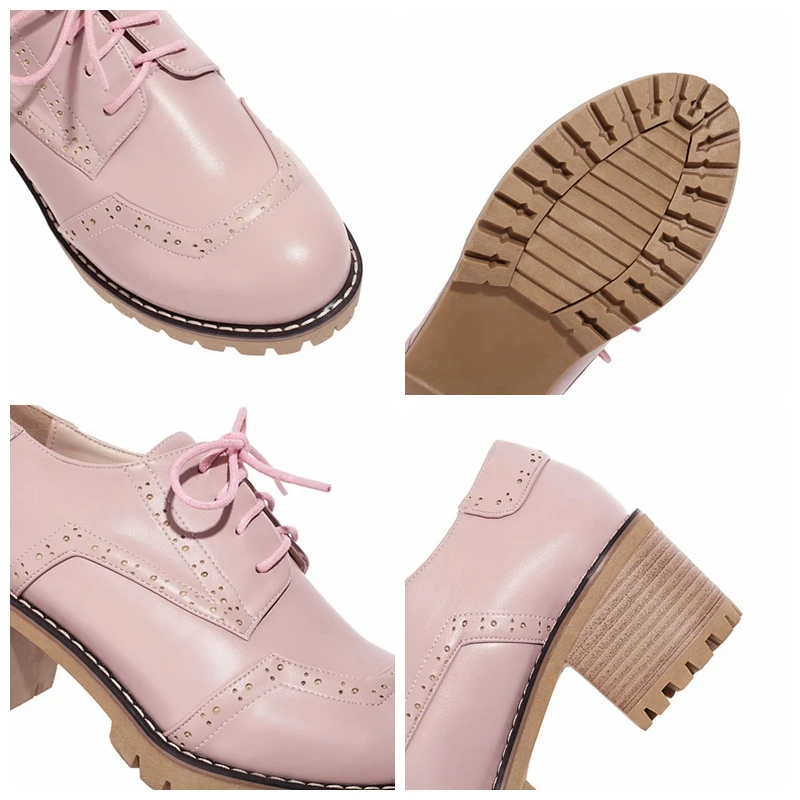 REAVE CAT New 2021 Women Pumps Round Toe 6cm Block Heels Lace-Up Brogue Classic Soft Comfy Student Big Size 33-44 Casual A3820
REAVE CAT New 2021 Women Pumps Round Toe 6cm Block Heels Lace-Up Brogue Classic Soft Comfy Student Big Size 33-44 Casual A3820