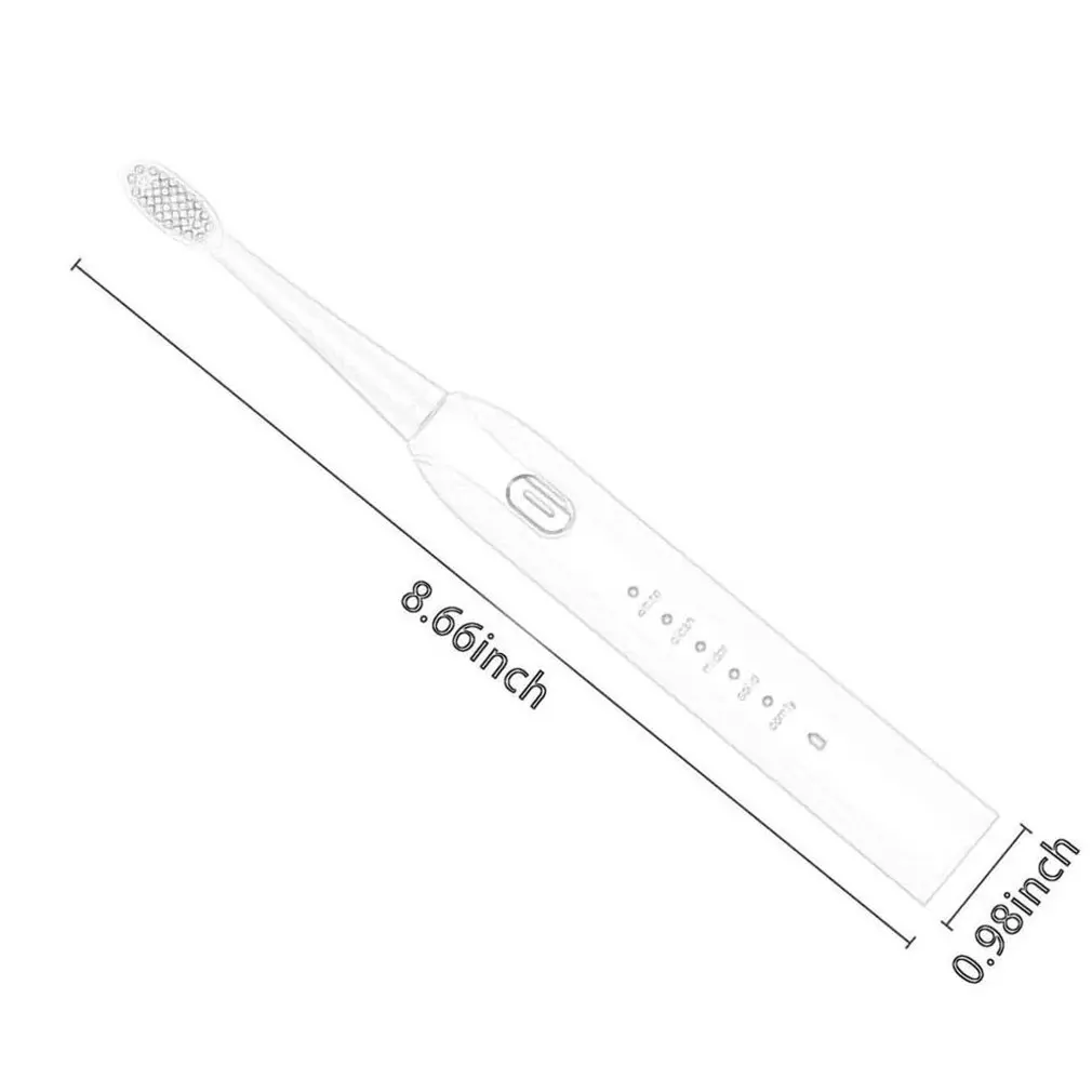 Electric Toothbrush Usb Charging Adult Waterproof Automatic Ultrasonic Toothbrush With 2 Brush Heads Low Noise Men And Women
Electric Toothbrush Usb Charging Adult Waterproof Automatic Ultrasonic Toothbrush With 2 Brush Heads Low Noise Men And Women