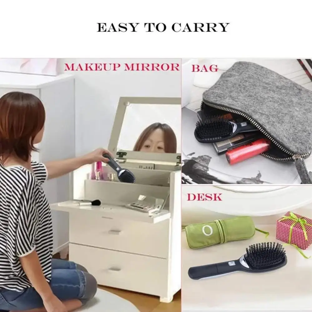 Multifunctional Electric Ion Hair Comb Anti-Static Frizz and Hairbrush Smooth Smooth Hairbrush No Stylist Massager N8W7
Multifunctional Electric Ion Hair Comb Anti-Static Frizz and Hairbrush Smooth Smooth Hairbrush No Stylist Massager N8W7