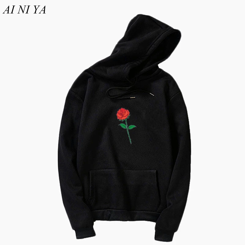 Harajuku Autumn Winter Funny Rose Print Hoodie Men Hip Hop Casual Brief Popular Sweatshirts Black Clothes Fashion Man Streetwear
Harajuku Autumn Winter Funny Rose Print Hoodie Men Hip Hop Casual Brief Popular Sweatshirts Black Clothes Fashion Man Streetwear