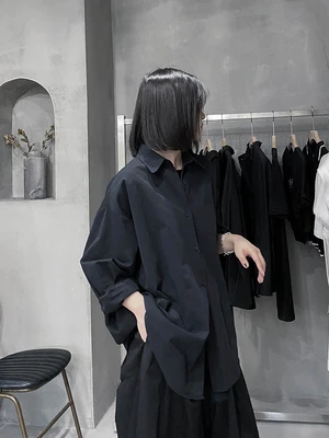 Long Sleeve shirt jacket women's spring and Autumn 2020 new loose black design sense of the minority trend
Long Sleeve shirt jacket women's spring and Autumn 2020 new loose black design sense of the minority trend