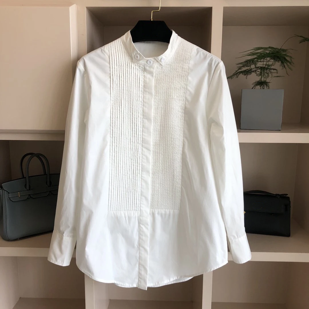 new ladies fashion 2021 long sleeve sexy casual solid color multi-pleated shirt 0917
new ladies fashion 2021 long sleeve sexy casual solid color multi-pleated shirt 0917