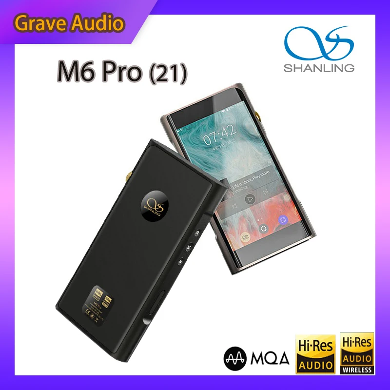 SHANLING M6 Pro 21 Player dual ES9068AS Support DSD256 Bluetooth 2.5mm/3.5mm/4.4mm Portable Hi-Res Music Player
SHANLING M6 Pro 21 Player dual ES9068AS Support DSD256 Bluetooth 2.5mm/3.5mm/4.4mm Portable Hi-Res Music Player