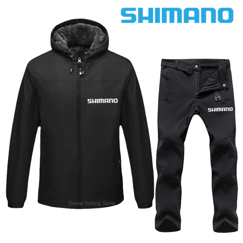 SHIMANO Fishing Suit Men Autumn Winter Plus velvet Fishing Clothing Hooded Sports Hiking Fishing Jacket Outdoor Fishing Wear
SHIMANO Fishing Suit Men Autumn Winter Plus velvet Fishing Clothing Hooded Sports Hiking Fishing Jacket Outdoor Fishing Wear