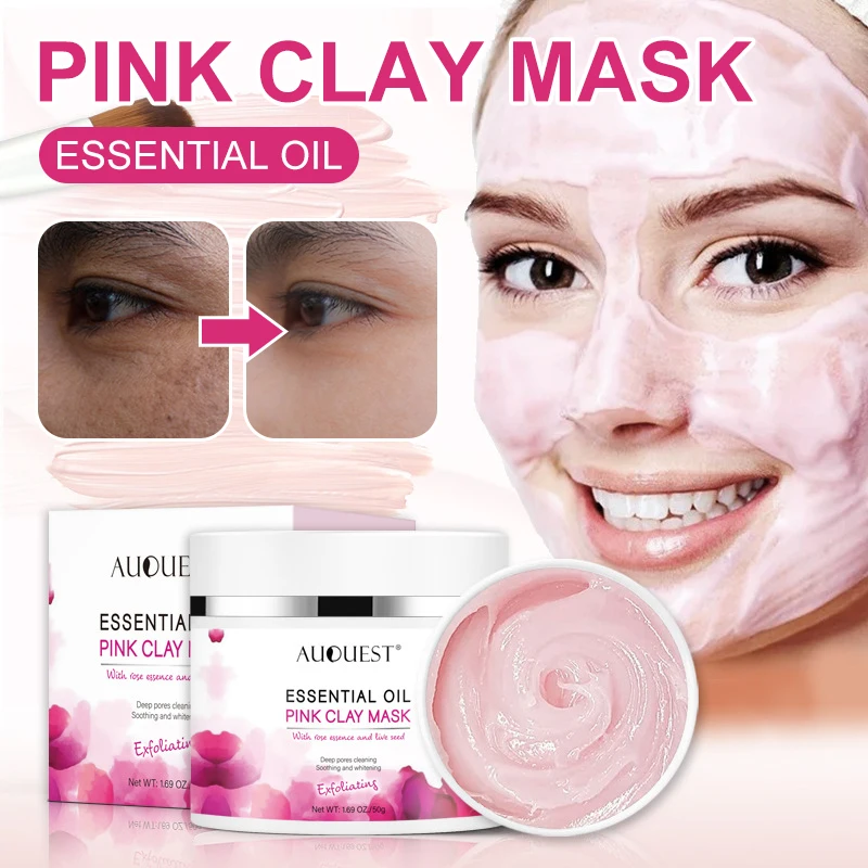 50g Exfoliating Face Clay Mask Deep Cleansing Mask Remove Acne Blackhead Moisturize Brighten Skin Face Beauty Skin Care
50g Exfoliating Face Clay Mask Deep Cleansing Mask Remove Acne Blackhead Moisturize Brighten Skin Face Beauty Skin Care