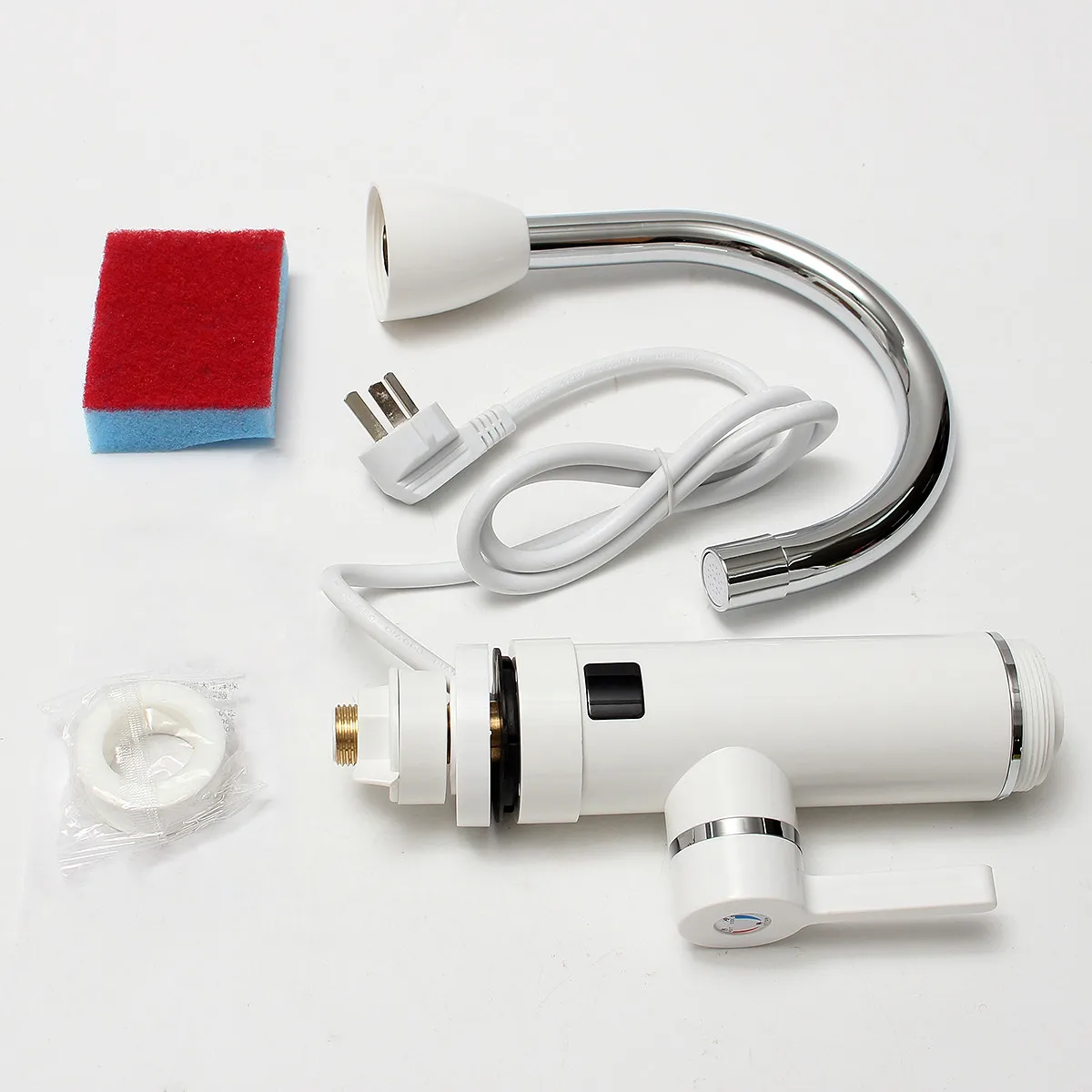 AU Plug Electric Kitchen Water Heater Tap Instant Hot Water Faucet Heater Tankless Water Heater with Temperature Display 220V
AU Plug Electric Kitchen Water Heater Tap Instant Hot Water Faucet Heater Tankless Water Heater with Temperature Display 220V