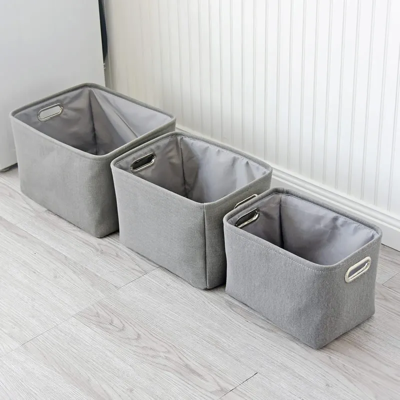 Light Grey Multifunctional canvas 3 pcs of set square box EVA sundry storage bucket kid toys organize clothes laundry basket
Light Grey Multifunctional canvas 3 pcs of set square box EVA sundry storage bucket kid toys organize clothes laundry basket