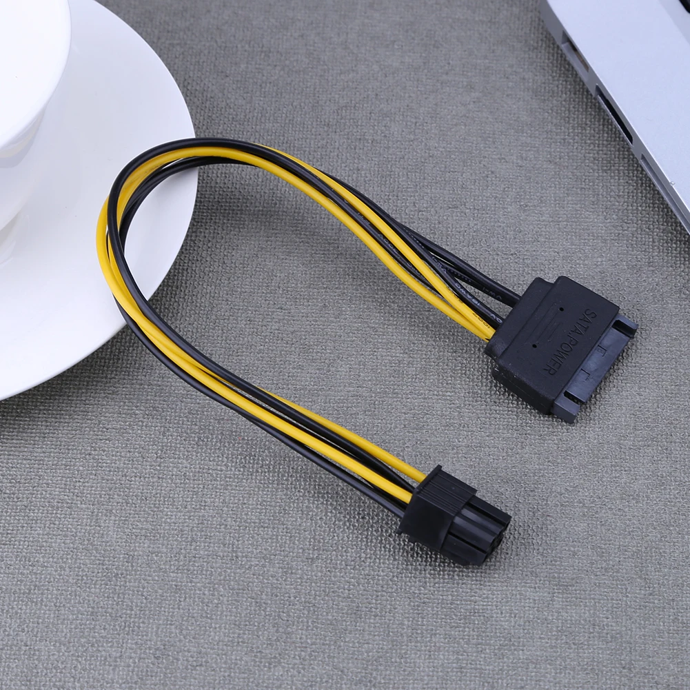 2021 15-Pin PCI Express 6-Pin Video Card Power Cable 8 inch Supply Adapter Power Extend Cable for Miner Mining Wire
2021 15-Pin PCI Express 6-Pin Video Card Power Cable 8 inch Supply Adapter Power Extend Cable for Miner Mining Wire