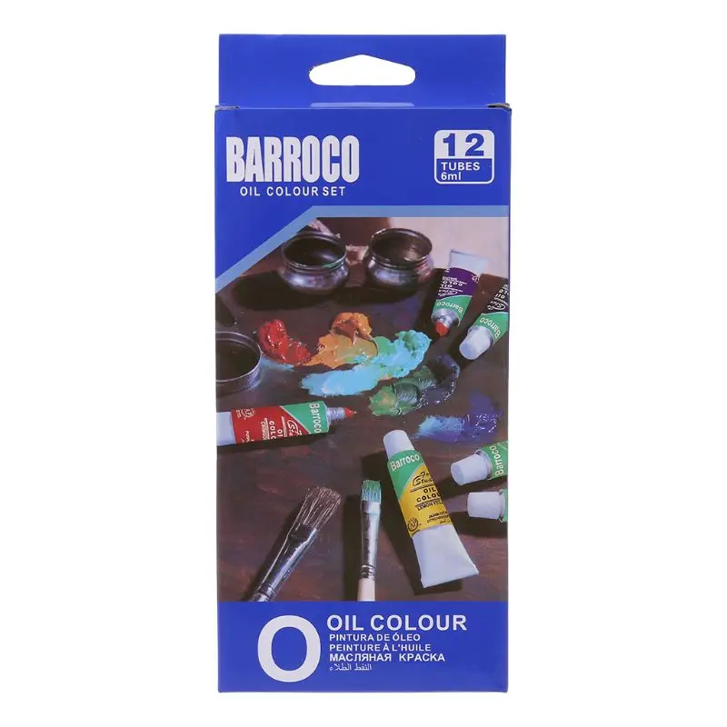 12 Colors Acrylic Paint Drawing Pigment Oil Painting 6ml Tube With Brush Set Artist Supplies
12 Colors Acrylic Paint Drawing Pigment Oil Painting 6ml Tube With Brush Set Artist Supplies
