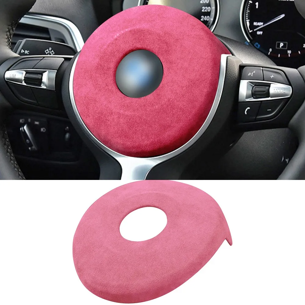 1pcs Car Steering Wheel Airbag Decoration Pink New Suede Decoration Interior Accessories For BMW F30 F34 F20 F21 F22 F32 E84 F80
1pcs Car Steering Wheel Airbag Decoration Pink New Suede Decoration Interior Accessories For BMW F30 F34 F20 F21 F22 F32 E84 F80