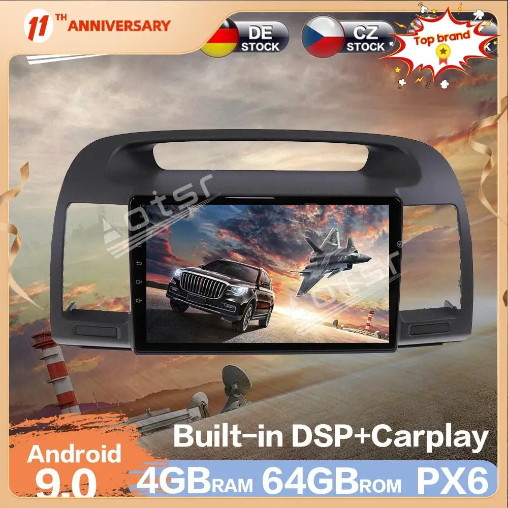Aotsr Android 9.0 4GB RAM Car Radio GPS Navigation For Toyota Camry 5 2001- 2006 DSP Car Auto Stereo Video Multimedia DVD Player
Aotsr Android 9.0 4GB RAM Car Radio GPS Navigation For Toyota Camry 5 2001- 2006 DSP Car Auto Stereo Video Multimedia DVD Player