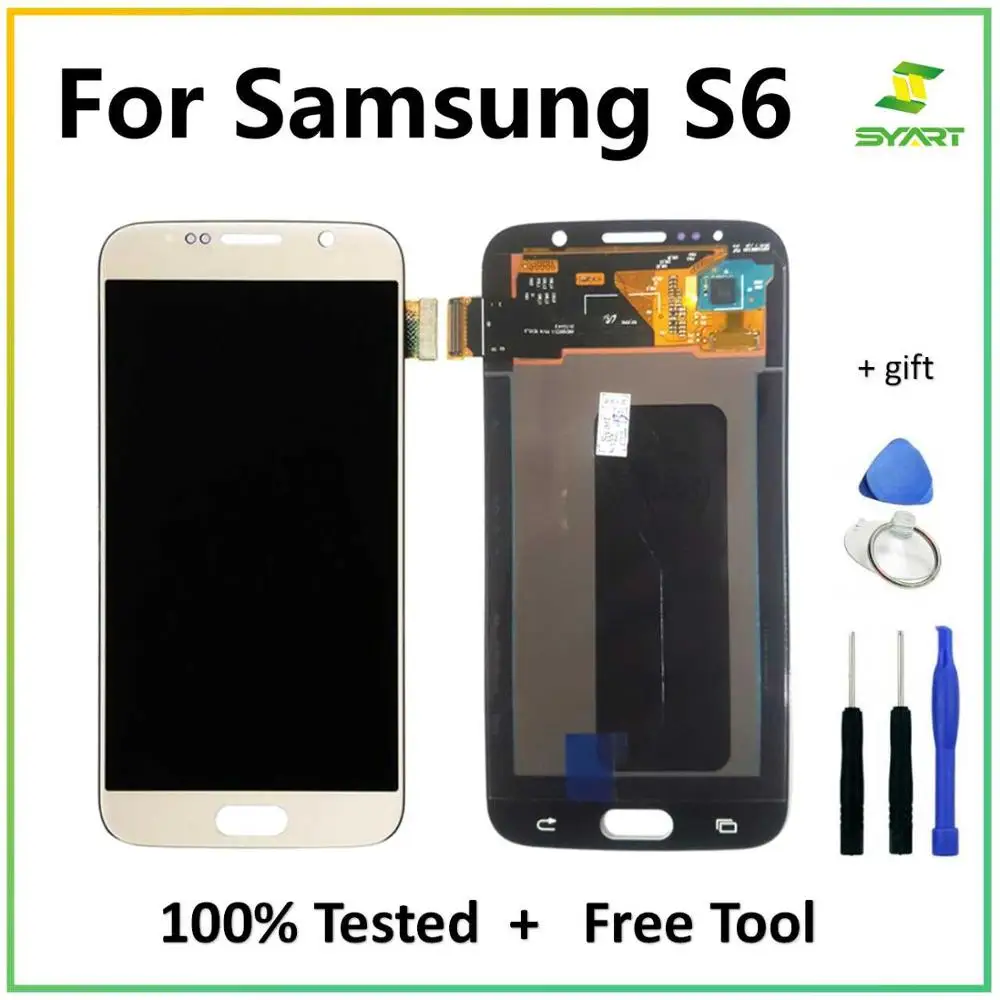 Для Samsung Galaxy S6 ЖК-дисплей с сенсорным экраном дигитайзер в сборе Замена для ремонта + бесплатный инструмент G920 G920A G920F G920V LCD
Для Samsung Galaxy S6 ЖК-дисплей с сенсорным экраном дигитайзер в сборе Замена для ремонта + бесплатный инструмент G920 G920A G920F G920V LCD