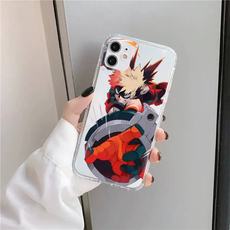 Anime My Hero Academia deku bakugou Boku Phone Case Transparent for iPhone 11 12 mini pro XS MAX 8 7 6 6S Plus X 5S SE 2020 XR
Anime My Hero Academia deku bakugou Boku Phone Case Transparent for iPhone 11 12 mini pro XS MAX 8 7 6 6S Plus X 5S SE 2020 XR