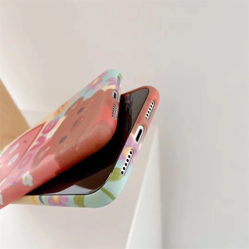 Cute cartoon illustration love heart bear Phone Case For iPhone 11 Pro XR XS Max 7 8 Plus SE Fashion Silicone Back Cover coque
Cute cartoon illustration love heart bear Phone Case For iPhone 11 Pro XR XS Max 7 8 Plus SE Fashion Silicone Back Cover coque