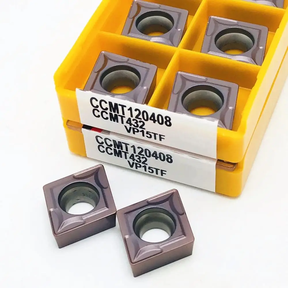 10PCS carbide CCMT120408 VP15TF CNC stainless steel cutting tool CCMT 120408 lathe tool metal CNC lathe tool CCMT turning tool
10PCS carbide CCMT120408 VP15TF CNC stainless steel cutting tool CCMT 120408 lathe tool metal CNC lathe tool CCMT turning tool