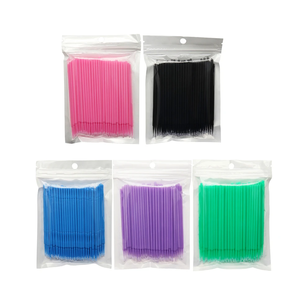 100PCS Disposable Mini Micro Eyelash Brushes for Eyelash Extension Cleaning Individual Lash Removing Tools Swab Applicators Tool
100PCS Disposable Mini Micro Eyelash Brushes for Eyelash Extension Cleaning Individual Lash Removing Tools Swab Applicators Tool