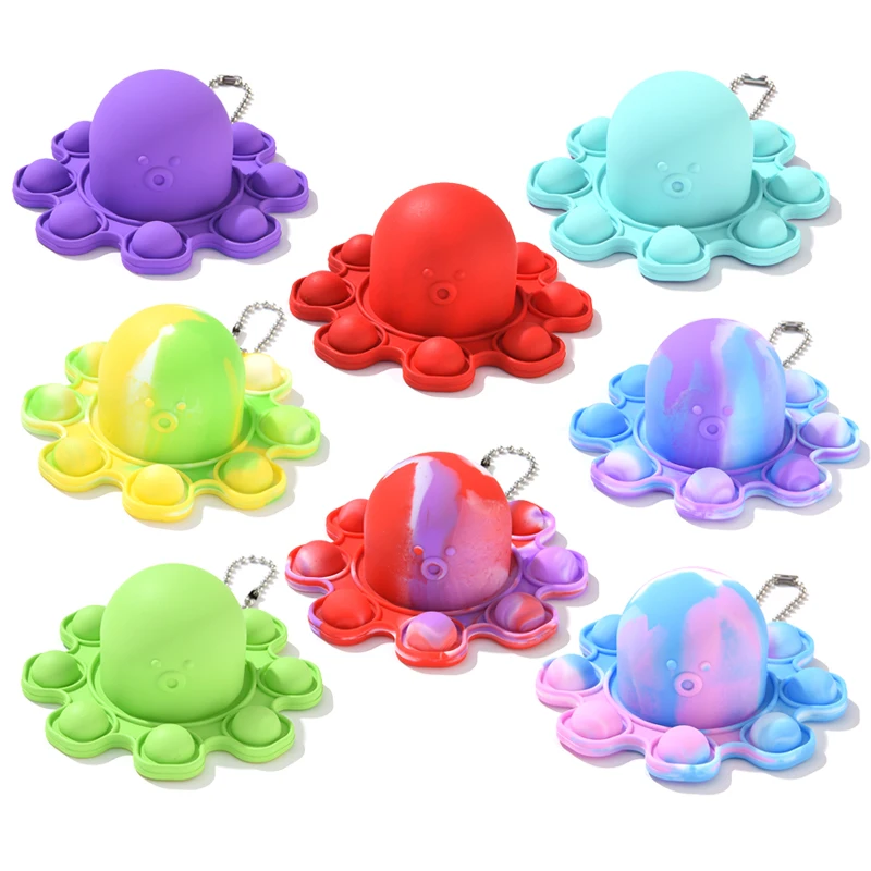 Luminous Keychain Stress Relief Squishy Fidget Toys Octopus Push Bubble Fidget Sensory Toy For Autism Special
Luminous Keychain Stress Relief Squishy Fidget Toys Octopus Push Bubble Fidget Sensory Toy For Autism Special