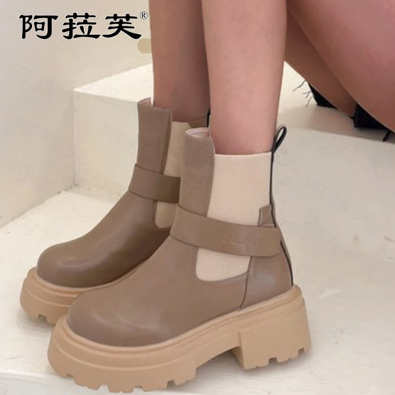 Warm Ankle Snow Platform Fashion New Goth Casual Chunky Chelsea Botas 2021 Winter Women Boots Designer High Heels Female Shoes
Warm Ankle Snow Platform Fashion New Goth Casual Chunky Chelsea Botas 2021 Winter Women Boots Designer High Heels Female Shoes