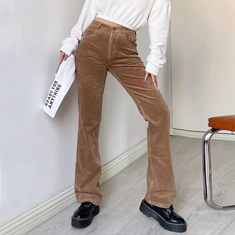 Women's Y2K Vintage Corduroy Pants High Waist Fashion Female Gothic Black Harajuku Streetwear 90s Outfits Harem Casual Trousers
Women's Y2K Vintage Corduroy Pants High Waist Fashion Female Gothic Black Harajuku Streetwear 90s Outfits Harem Casual Trousers