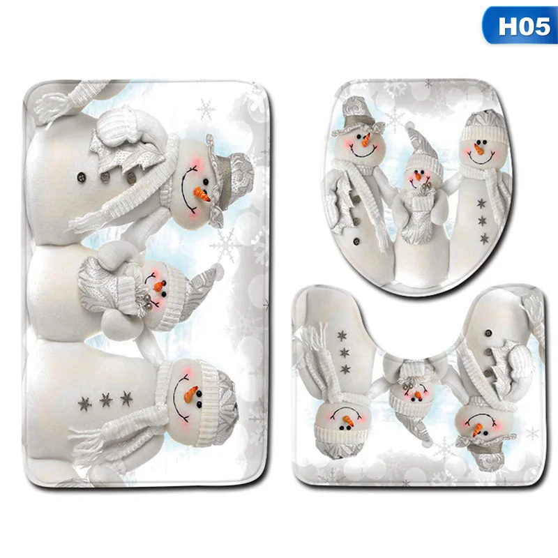 3 pcs/set Christmas Theme Toilet Seat Cover Bathroom Floor Antislip Mat Closestool Seat Pad Bathroom Rugs Sets
3 pcs/set Christmas Theme Toilet Seat Cover Bathroom Floor Antislip Mat Closestool Seat Pad Bathroom Rugs Sets