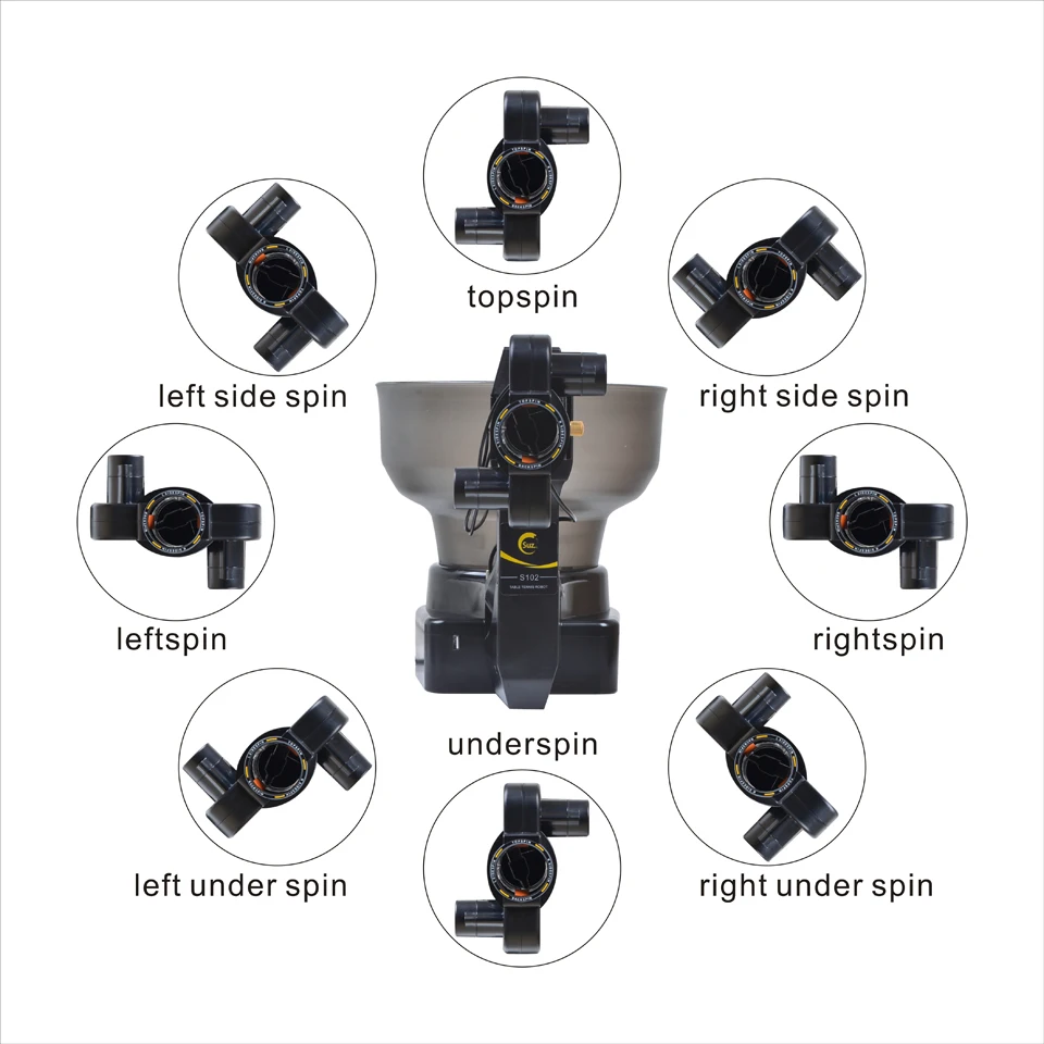 Робот для настольного тенниса подарок ребенка развлечения фитнеса S102 тренажер с