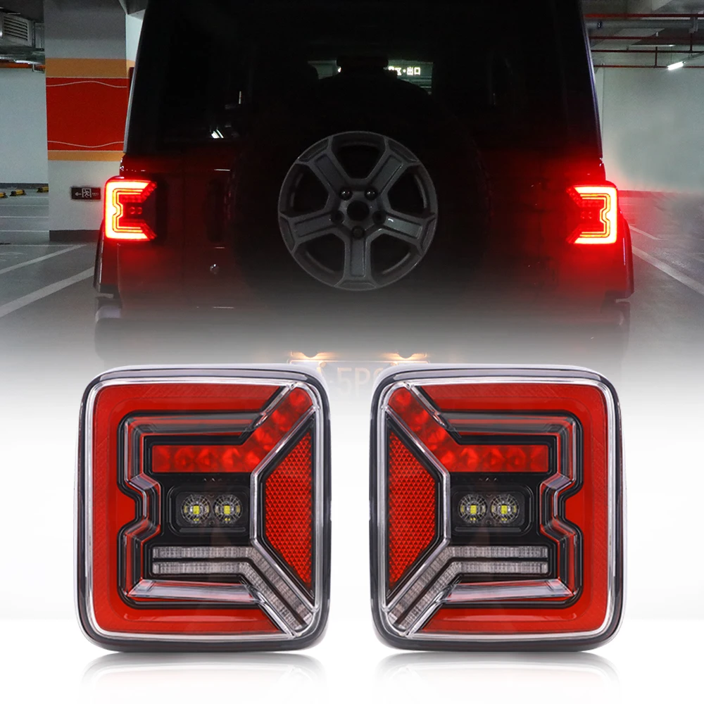 LED Tail Light Brake/Reverse/Parking Stop Rear Lamp LedTaillamp with DRL For Jeep Wrangler JL 2018-2020 Replacement TailLight
LED Tail Light Brake/Reverse/Parking Stop Rear Lamp LedTaillamp with DRL For Jeep Wrangler JL 2018-2020 Replacement TailLight