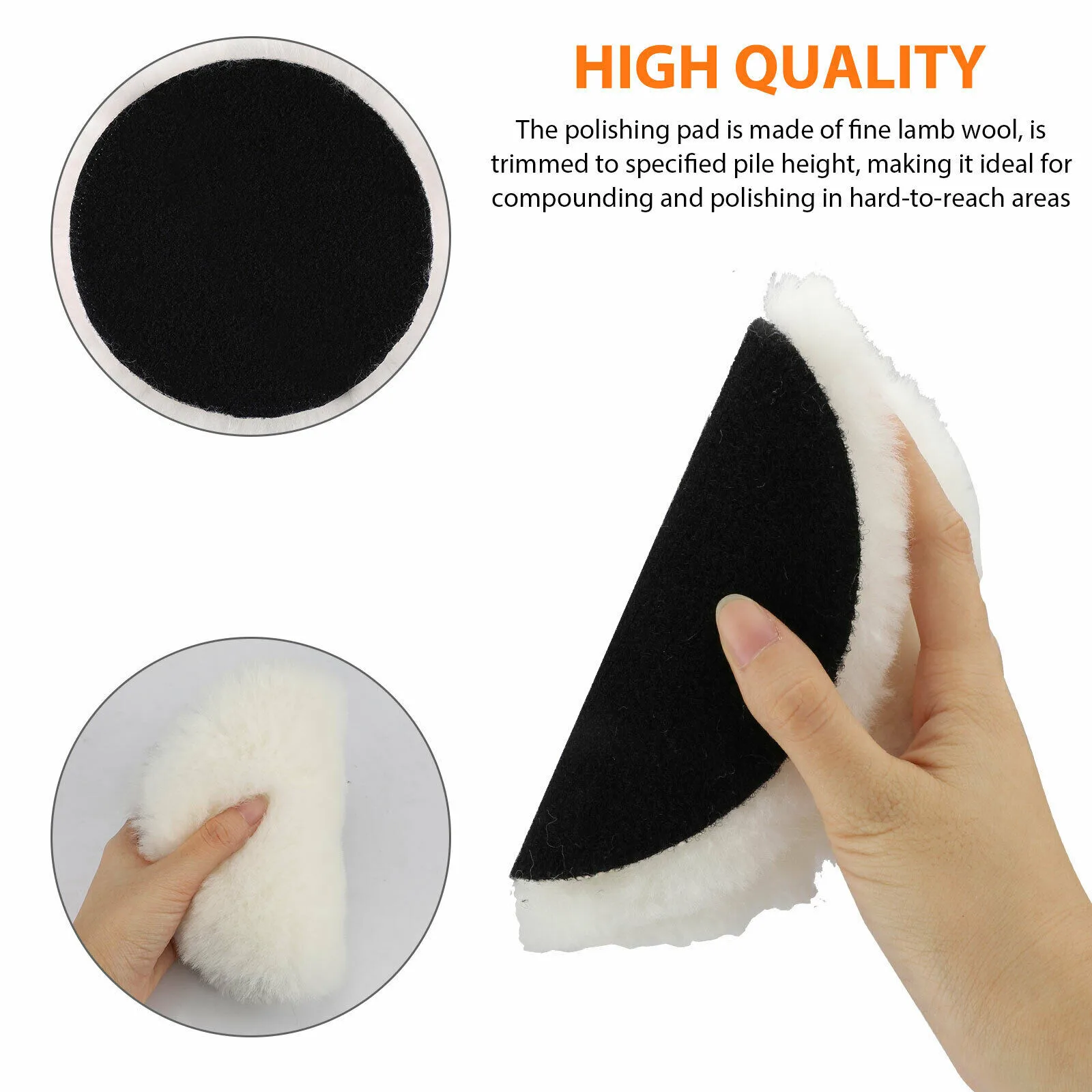 White Polishing Pad 3pcs Auto Bonnet Buffing Car Polisher Reusable Washable
White Polishing Pad 3pcs Auto Bonnet Buffing Car Polisher Reusable Washable