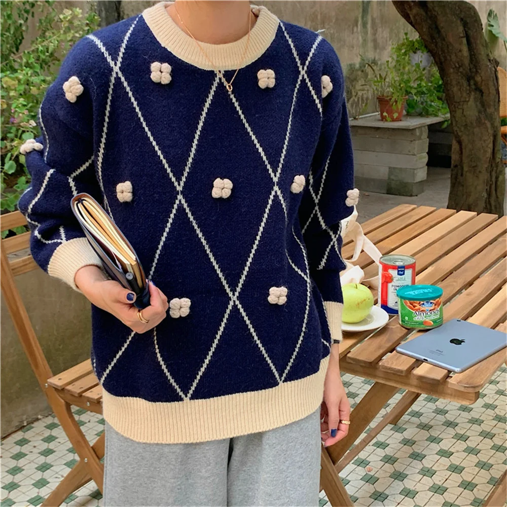 HziriP Women Sweaters Bottom Sweet Fashion New 2021 Chic Pullover Autumn Florals All Match Loose Elegant Casual OL Warm Jumpers
HziriP Women Sweaters Bottom Sweet Fashion New 2021 Chic Pullover Autumn Florals All Match Loose Elegant Casual OL Warm Jumpers