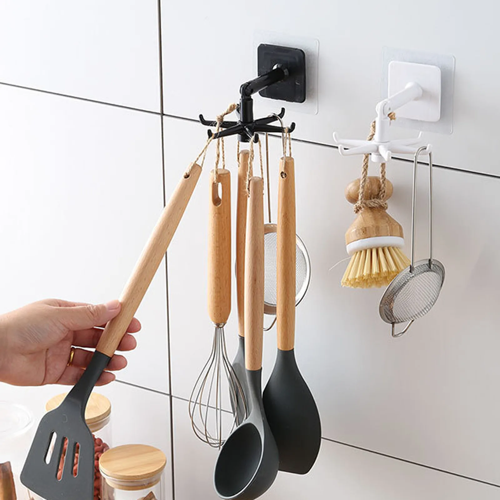 Multifunction Closet Storage Hook Wall Mounted 360 Rotating Coat Hanger Bath Hook Universal 6-claw Storage Hook Kitchen Gadgets
Multifunction Closet Storage Hook Wall Mounted 360 Rotating Coat Hanger Bath Hook Universal 6-claw Storage Hook Kitchen Gadgets