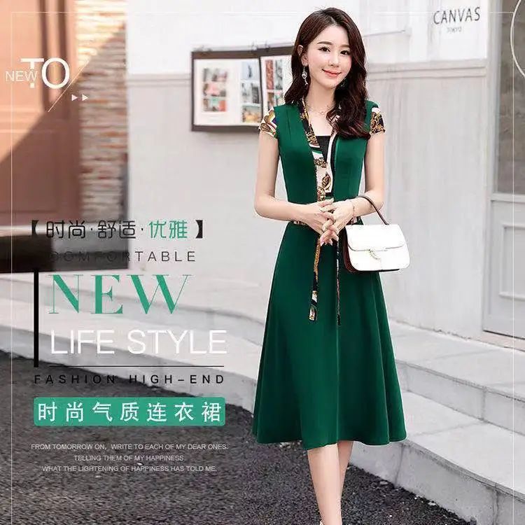 Dress 2021 New Spring And Summer Decoration Pure Shows Thin Girl Temperament Sexy Celebrity Mid Long Skirt Genuine Hot Fashion
Dress 2021 New Spring And Summer Decoration Pure Shows Thin Girl Temperament Sexy Celebrity Mid Long Skirt Genuine Hot Fashion