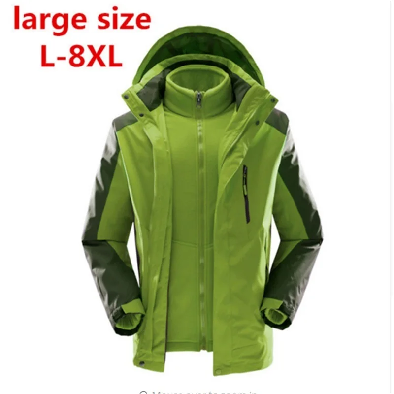 Top Quality Large Size 8XL 7XL Waterproof Windproof Outwear Jacket Professional Warm 2 in one Winter Jacket Men Parkas Size
Top Quality Large Size 8XL 7XL Waterproof Windproof Outwear Jacket Professional Warm 2 in one Winter Jacket Men Parkas Size