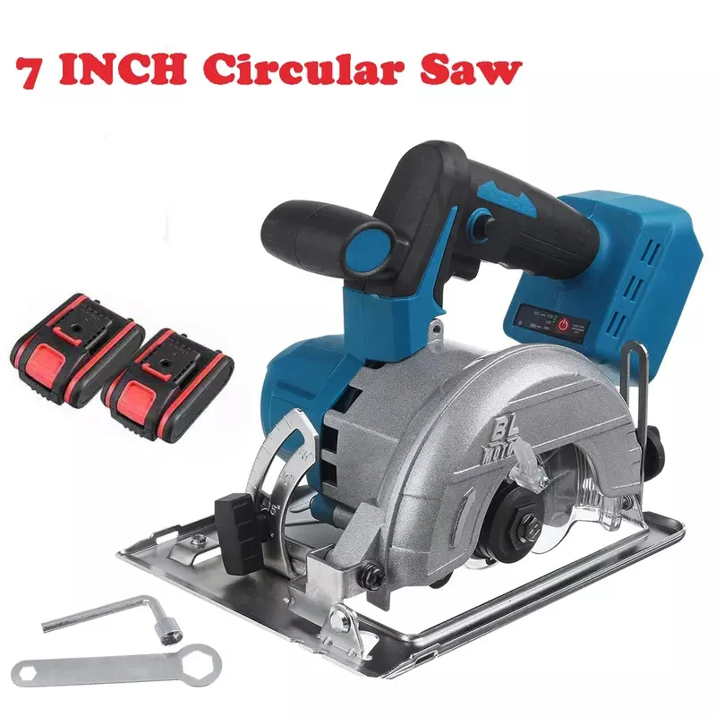 7 Inch 10800RPM 125mm Cordless Electric Circular Wood Cutter with 21V Makita Battery Woodworking Cutting Sawing Machine
7 Inch 10800RPM 125mm Cordless Electric Circular Wood Cutter with 21V Makita Battery Woodworking Cutting Sawing Machine