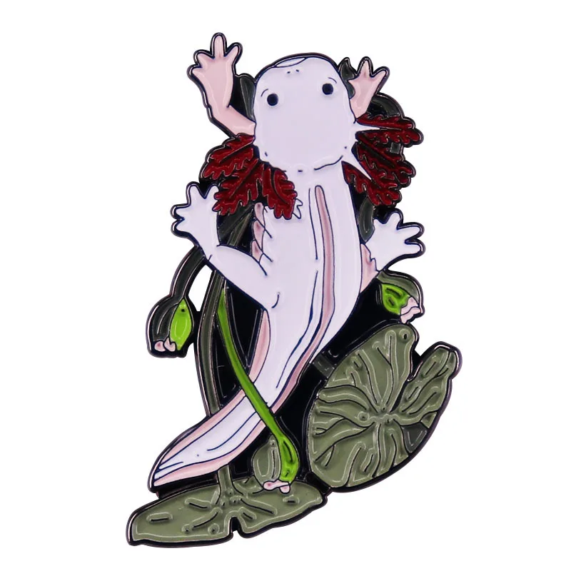 Cute Salamander Badge Amphibian Axolotl Brooch Plants Lotus Newt Lapel Animal Enamel Pins Backpack Accessories Jewelry Gifts
Cute Salamander Badge Amphibian Axolotl Brooch Plants Lotus Newt Lapel Animal Enamel Pins Backpack Accessories Jewelry Gifts