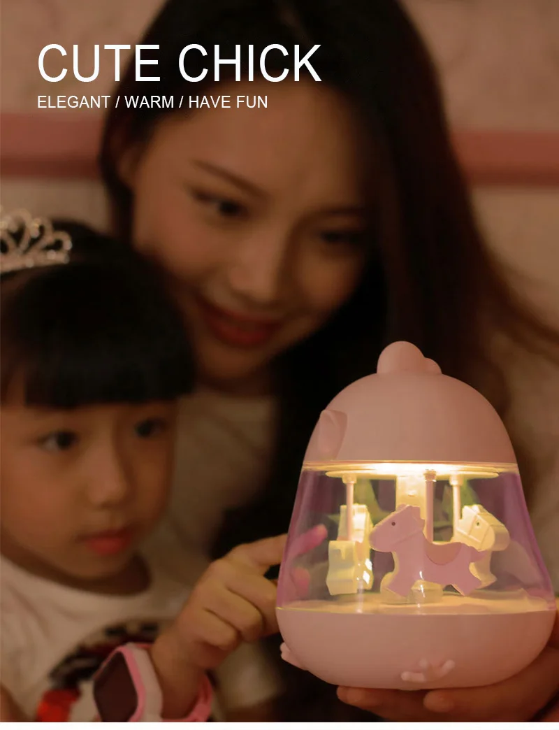 Cute Carousel Night Light music box Led Usb rechargeable Atmosphere 7colour Lamp Lovely light table lamp baby kid sleeping room
Cute Carousel Night Light music box Led Usb rechargeable Atmosphere 7colour Lamp Lovely light table lamp baby kid sleeping room