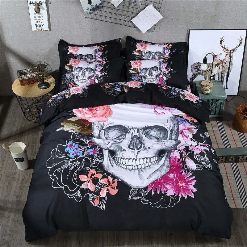 2020 Fashion 2/3pcs 3d Digital Skull Printing Bedding Set Duvet Cover Sets 1Quilt Cover + 1/2 Pillowcases US/EU/AU Size
2020 Fashion 2/3pcs 3d Digital Skull Printing Bedding Set Duvet Cover Sets 1Quilt Cover + 1/2 Pillowcases US/EU/AU Size