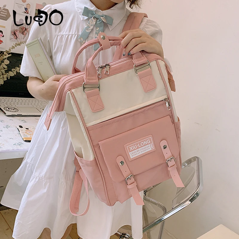 Backpacks for School Teenagers Girls Cute Ring Bag Designer Travel Laptop Backpack Patchwork Bagpack Women Notebook Back Pack
Backpacks for School Teenagers Girls Cute Ring Bag Designer Travel Laptop Backpack Patchwork Bagpack Women Notebook Back Pack