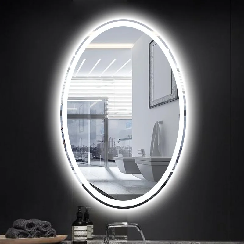 Intelligent LED Oval Wall Lamps Bathroom Mirror Anti Fog Wall Mounted Luminous With Light Touch Switch Fixture Free Shipping
Intelligent LED Oval Wall Lamps Bathroom Mirror Anti Fog Wall Mounted Luminous With Light Touch Switch Fixture Free Shipping