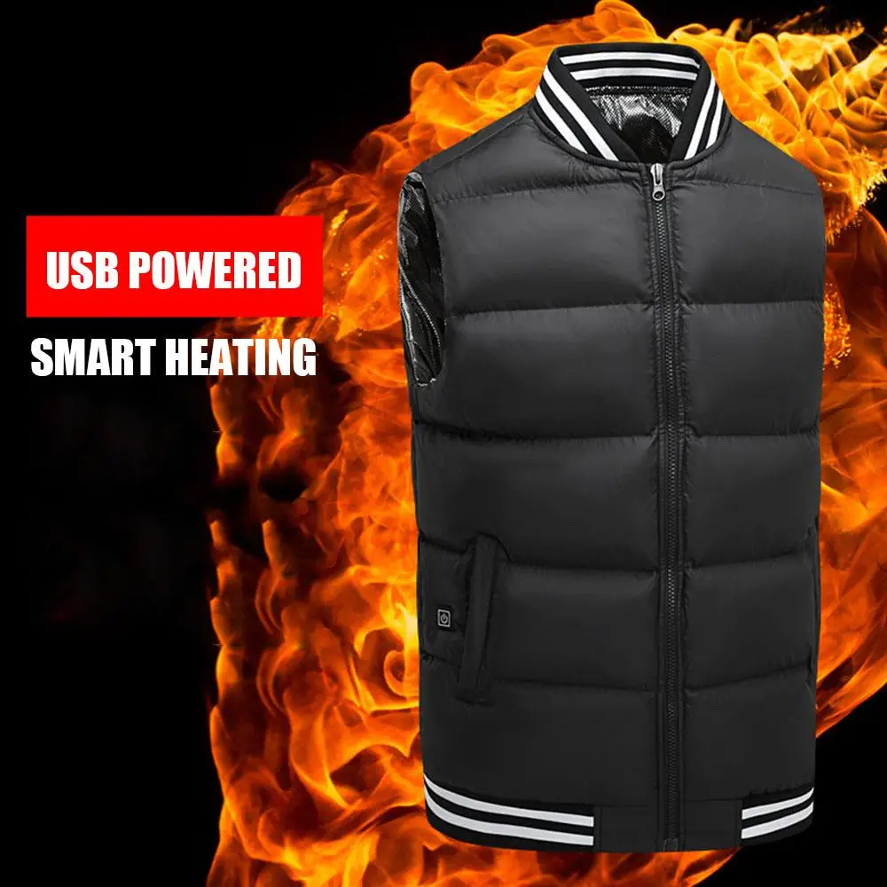 Hot Black USB Thermal Electric Vest Heated Body Warmer Clothing Physiotherapy Jacket Heated Warm Winter Heated Pad
Hot Black USB Thermal Electric Vest Heated Body Warmer Clothing Physiotherapy Jacket Heated Warm Winter Heated Pad