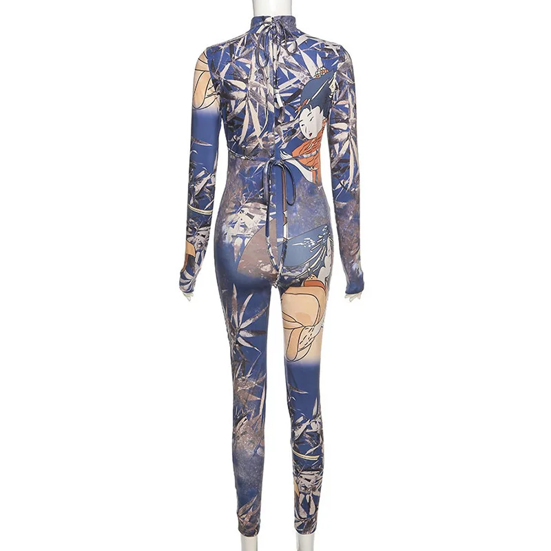 Sibybo Print Hollow Out Sexy Jumpsuit Women Long Sleeve Bodycon Fitness Overalls Female 2 Piece Set Streetwear Casual Overalls
Sibybo Print Hollow Out Sexy Jumpsuit Women Long Sleeve Bodycon Fitness Overalls Female 2 Piece Set Streetwear Casual Overalls