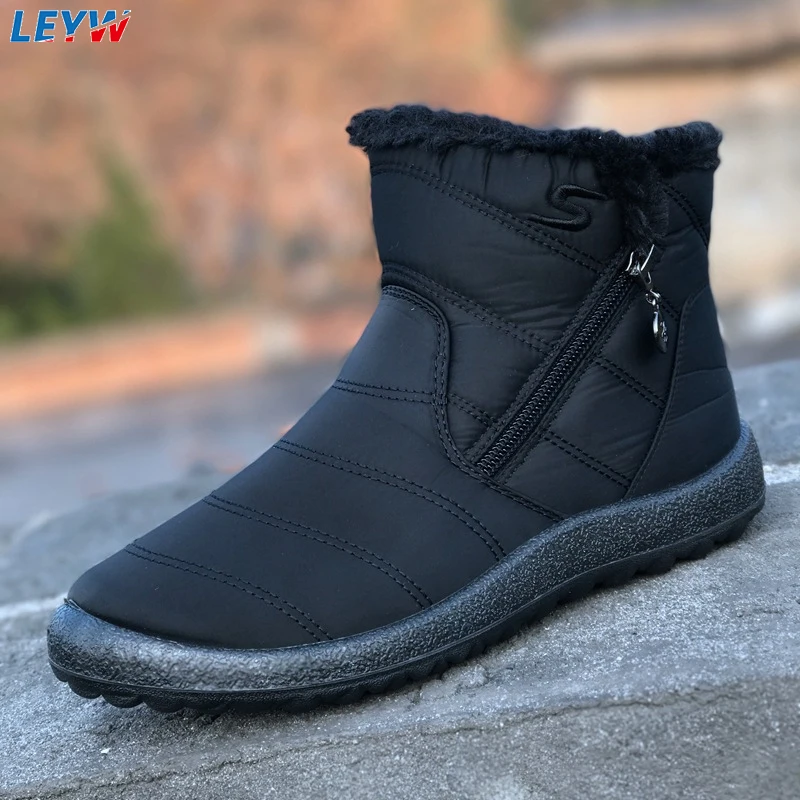 2021 Winter Snow Boots for Women Men Waterproof Platform Plush Warm ZIP Height Increase Shoes Canvas Woman Vulcanize Shoes
2021 Winter Snow Boots for Women Men Waterproof Platform Plush Warm ZIP Height Increase Shoes Canvas Woman Vulcanize Shoes