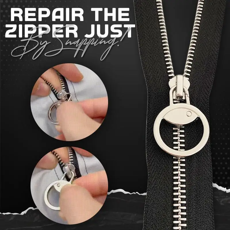 2pcs Replaceable Fashion Metal zipper accessories circle zipper head repair universal artifact connecting buckle Movable zipper 
2pcs Replaceable Fashion Metal zipper accessories circle zipper head repair universal artifact connecting buckle Movable zipper