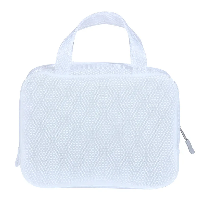 Waterproof Cosmetic Bag Storage Bag Multifunctional White Clip-net Bath Bag Waterproof Dry and Wet Separation Wash Bag
Waterproof Cosmetic Bag Storage Bag Multifunctional White Clip-net Bath Bag Waterproof Dry and Wet Separation Wash Bag