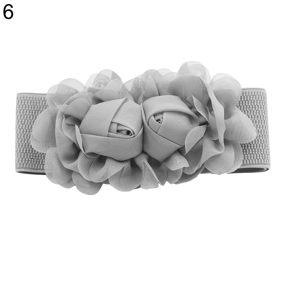 Women's Flower Elastic Stretch Waist Belt Women's Fashion Double Rose Flowers Elastic Stretch Waist Belt Wide
Women's Flower Elastic Stretch Waist Belt Women's Fashion Double Rose Flowers Elastic Stretch Waist Belt Wide