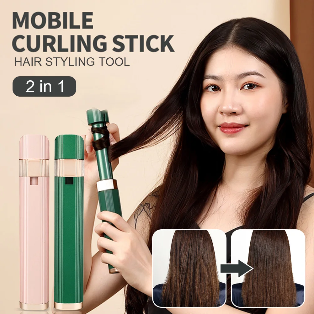 2 in 1 Hair Straightener Curler Flat Iron Styling Tool Fast Heating Hair Curling Iron Cordless Portable Hair Styling Tool
2 in 1 Hair Straightener Curler Flat Iron Styling Tool Fast Heating Hair Curling Iron Cordless Portable Hair Styling Tool