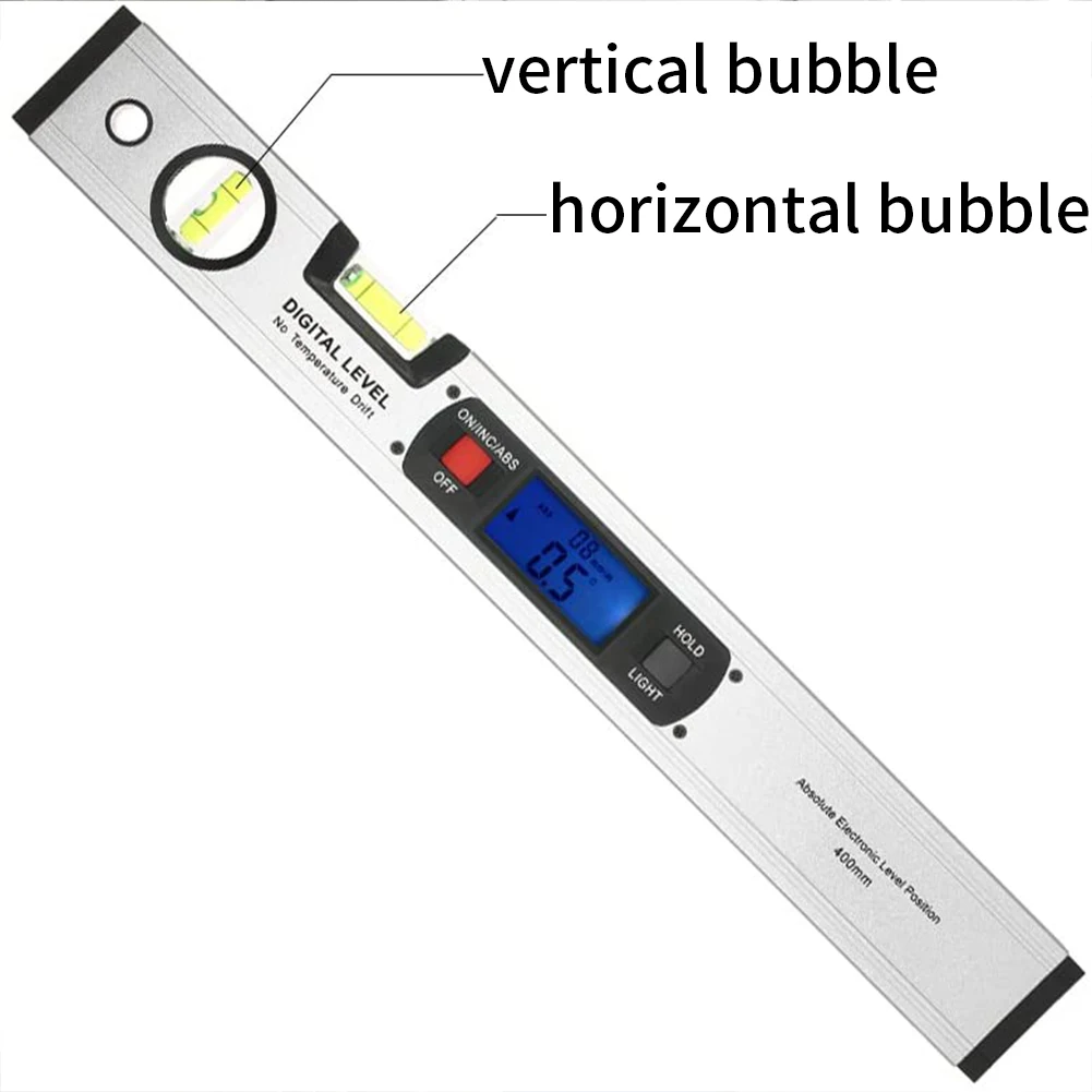 Digital Protractor Angle Finder Inclinometer electronic Level 360 degree with/without Magnets Level angle slope test Ruler 400mm
Digital Protractor Angle Finder Inclinometer electronic Level 360 degree with/without Magnets Level angle slope test Ruler 400mm