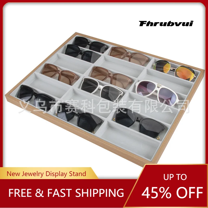 Storage Glasses Rack Sunglasses Display Tray 18 Grid Velvet Display Case Storage Organizer Box Store Window
Storage Glasses Rack Sunglasses Display Tray 18 Grid Velvet Display Case Storage Organizer Box Store Window